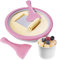 Macchina per Gelato, Rolled Ice Cream Maker, Gelatiera Manuale, Set da Cucina, Piastra Refrigerante Istantanea, Porzionatore Professionale
