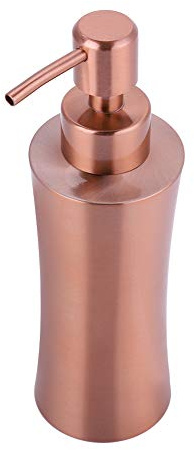 Dispensador de jabón líquido de Acero Inoxidable 304, contenedor para Fregadero, dispensador de loción y jabón líquido, Bomba, Soporte de Almacenamiento, Botella para Cocina y baño (250ml)