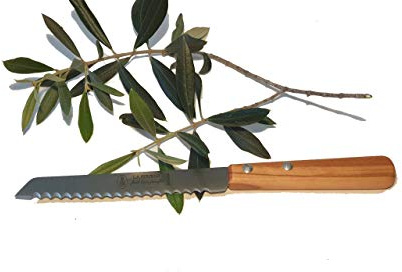 Prosudweb Couteau à baguette en bois d'olivier