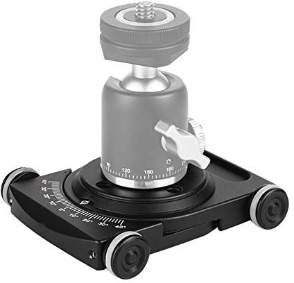Caméra vidéo Chariot vidéo coulissante Slider Angle Patineur réglable Mini Moteur Coulissant de Chariot de Voiture avec vis 1/4 Pouce pour la Plupart des Supports de caméra et Smartphone
