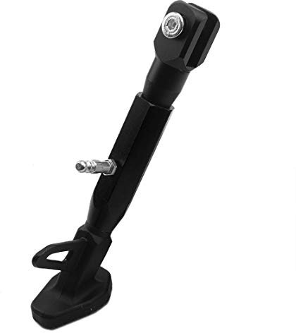 Eastar Moto réglable Noire Béquille latérale Simple Support de Pied de béquille 19-22CM