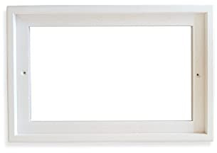 Numero civico fosforescente dipinto a mano in ceramica italiana con numero e lettera piastrelle, Rose Design, piastrelle Dimensioni: 15 cm x 5 cm (4 Piastrelle)