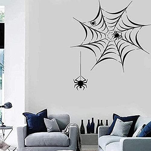 Wandaufkleber Wohnkultur Tapete Fenster Spinnennetz Cool Style Wohnzimmer Bar Art 57X62Cm