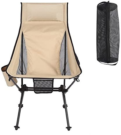 NBHDEK Campingstühle Neuer Outdoor-Campingstuhl Ultraleichter tragbarer Faltbarer Mondstuhl Hochwertiger Angelstuhl aus Aluminiumlegierung Garten-Picknick-Strandstuhl