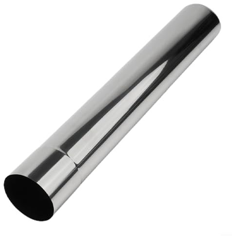 EXTRWORY 2,3 Zoll Edelstahl-Ofenrohr Abgasrohr des Gaswarmwasserbereiters Verdicktes Abgasrohr des Warmwasserbereiters aus Edelstahl Kaminrohr-Innenrohr 20–40 cm(40cm)