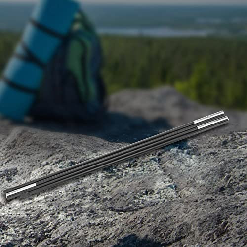 PNAJFUEL Zeltstange, Campingzeltstanaus Fiberglas, Faltbares Markisenschnur-Reparaturset, 2 X 2 M, Für Feldzelte, Doppelzelt