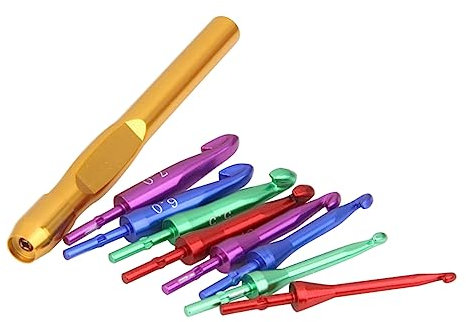 STOBOK 3St Häkelset-Hülle rundstricknadel rundnadeln stricken set Strickwerkzeug crochet needle hakennägel hakelnadelsets webstricknadeln stricken zubehör Häkelnadeln aus Aluminium