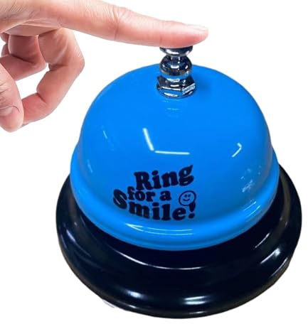 Call Bell, Service Bell, Table Bell for Desk, Kitchen Bell Buzzer for Classroom, Dinner Bell, Restaurant Game for Home, Bar, Hotel, School, Loud, Clear Sound