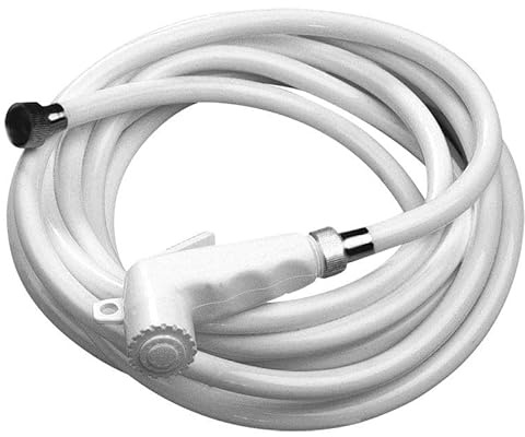 BSSTORE Pommeau de douche à bouton 2,5 mètres avec tube pour usage nautique bateau gonflable
