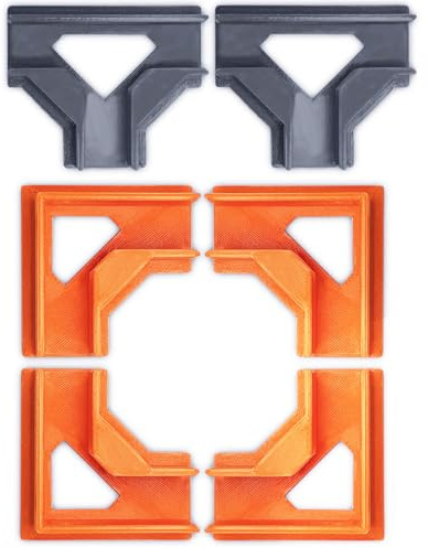 Carpentry holder 4xL 2xT, holes for BLUM for mounting plate 18mm, angle clamp, corner tensioner, woodworking