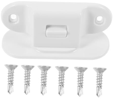 Cerradura de Seguridad para Ventana Corredera, Plástico Blanco