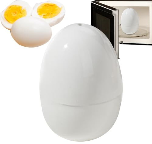 Cuociuova per microonde, bracconiere per uova al microonde | Cuoci uova sode con coperchio - da cucina, Cuociuova rapido, a vapore per sode e dure