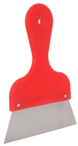 NUOBESTY Herramienta Manual para Papel Pintado de Acero Inoxidable con Guía de Corte y Alisado Removedor para Acabados Limpios Renovación del Hogar