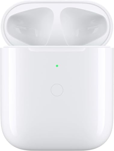 EFaith Custodia di ricarica di ricambio senza fili per AirPods Pro 1/2 | Compatibile con AirPods, con pulsante di accoppiamento, senza cuffie