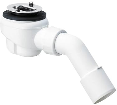 Teuco Remplacement bonde siphon, compatible avec Viega, Domoplex pour boîte de douche, compatible, 81000900 Nouveau type compatible