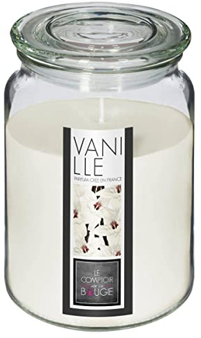 Duftkerze Vr Vanille 510g, weiss