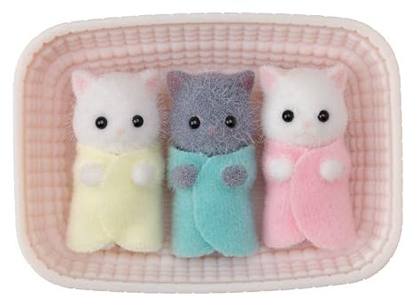Sylvanian Families 5458 Persian Cat Triplets Dolls - dollhouse playsets