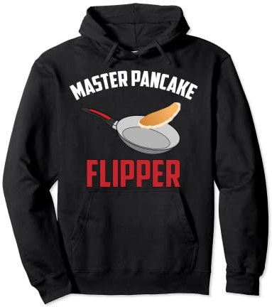 Cute Master Pancake Flipper | Funny Pan Flat Cake Chef Gift Pullover Hoodie