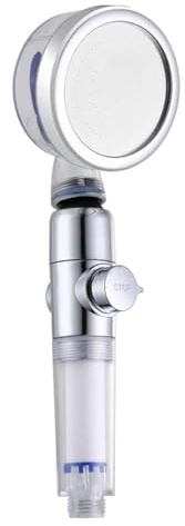 Eco Tornado – Duschkopf mit Wassersparend (bis zu -50%) – mit Durchflussregler und Filter – Gelenkkopf – einfache Installation