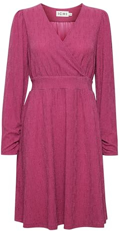 ICHI Ihnelly Dr2 Vestito, Festival Fucsia (192434), L Donna