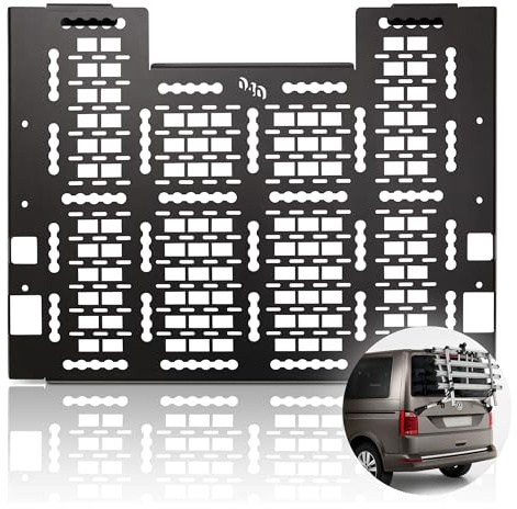 040 Parts Molle Board für VW T6.1, VW T6 Fahrradträger Gepäckträger Offroad Zubehör – kompatibel mit original VW T6 Heckträger für Camping und Outdoor ausrüstung Kofferraum Organizer