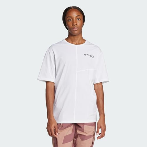 adidas Damen Terrex Multi Climacool Shirt, White, XL