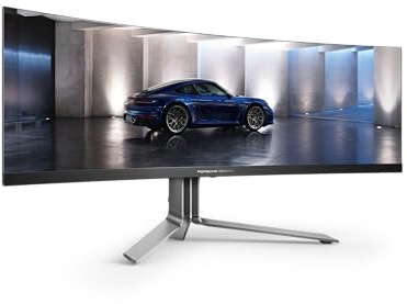 AOC PD49 49 inch Widescreen QD OLED Black Multimedia Curved Monitor (5120x1440/0.03ms/2xHDMI/DisplayPort)