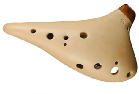 Okarina-Instrument Ocarinas Professionelles Instrument 12 Löcher Ocarinas Altton G-Flöte Ocarina Of Time Musikinstrumentenzubehör(Red pottery)