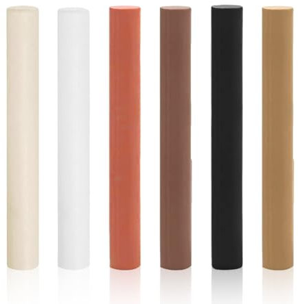 6 Farben Holz Reparaturset,Hartwachs Reparaturset,Möbel Reparatur Wachs Holzreparatur Set,Holzreparaturmasse und Reparieren von Kratzern und Löchern auf Möbeln und anderen Holzoberflächen