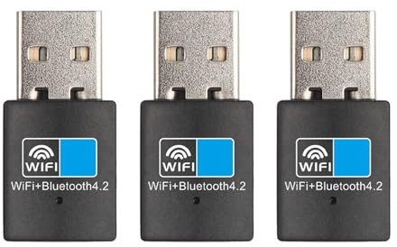 Remingtape 3X USB Wifi Bluetooth-Compatible Adapter V4.2 Wireless Network Card Wifi Antenna Transmitter PC Lan Internet Receiver