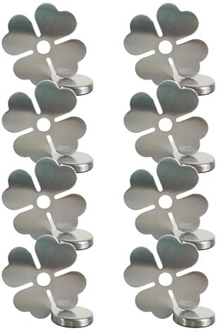 Confezione da 8 resistenti pesi per tovaglia in acciaio per esterni e interni, morsetti antiscivolo per patio, matrimoni