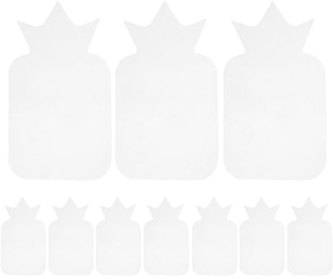 Genérico Toalla para La Espalda del Bebé | 10 Piezas Toallitas para la Espalda,Diseño Corona Absorbente Unisex Infantil para Hogar Guardería Interior Exterior