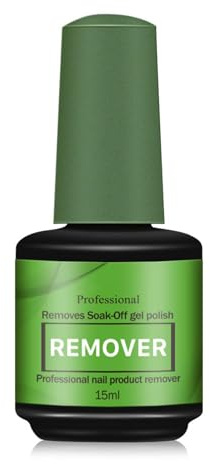 15ML Solvente per Smalto, Remover Semipermanente Unghie, Rimuove Facilmente e Rapidamente lo Smalto in 3-5 Minuti, Non fa Male alle Unghie