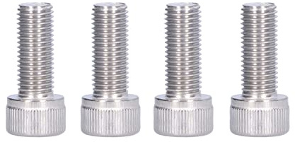 Pissente A2-70 Edelstahl-Sechskantschraube, M10x1,25mm Feingewinde Sechskantkopfschraube DIN 912 mit 8mm für Automotive Lebensmittelindustrie (M10*25)