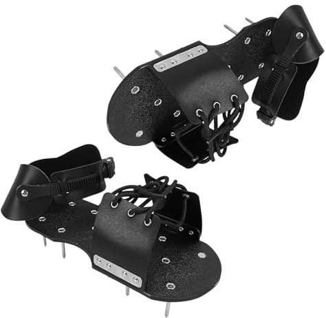 Scarpe da giardino con cinghia per aerazione, calzature, vestibilità sicura per camminare in sicurezza su qualsiasi terreno, base in nylon, strumento da giardino