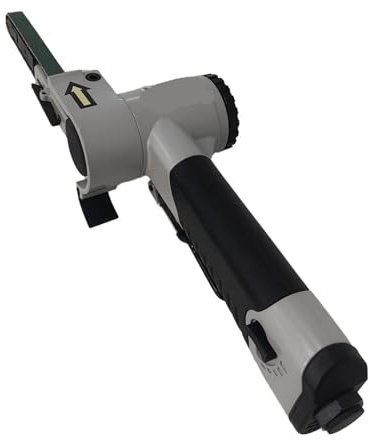 Levigatrice a nastro pneumatica Mini levigatrice a nastro for lavorazione del legno/metallo Smerigliatrice angolare portatile Smerigliatrice a nastro con(20mm)