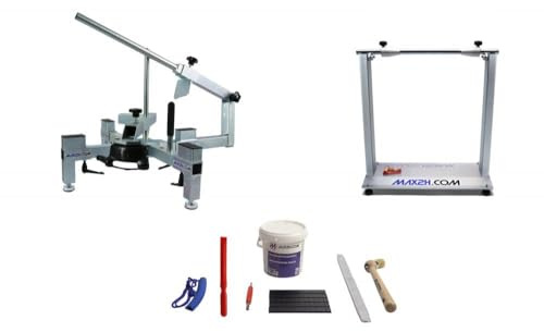 MAX2H® MG-2 Appareil de montage de pneus avec béquille plus et kit de démarrage (poids adhésif noir)