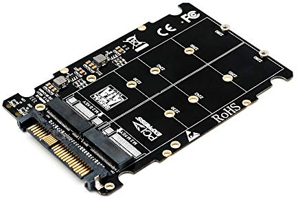 LeHang M.2 NVME SSD (Schlüssel M) Schlüssel B SSD zu U.2 SFF-8639 Adapter