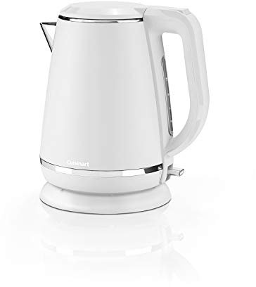 Cuisinart Jug Kettle, 3KW, Pebble White, Stainless Steel, Matte Finish, 1.5L Capacity, CJK429WU