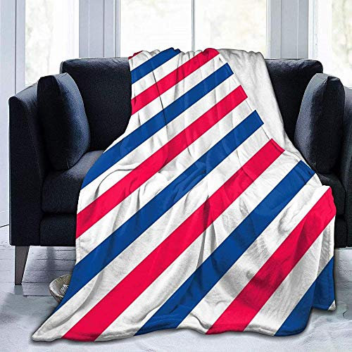 Kuscheldecke Decke,American Usa Barber Shop Gemütliche Ultraweiche Flanell-Warme, Leichte Schlafsofa-Decke Für Erwachsene Und Kinder Für Die Ganze Saison 80X60
