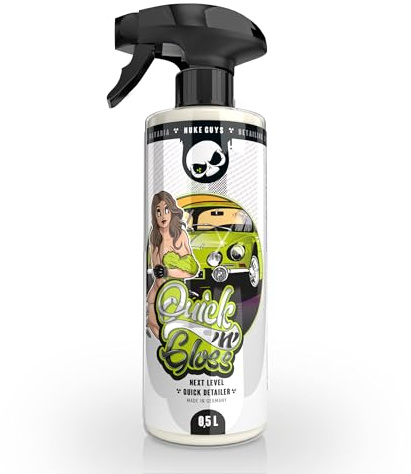 Nuke Guys Quick'n'Gloss, Quickdetailer, 500 ml Sprühflasche - perfektes Finish und Hochglanz für zwischendurch - Trockenreiniger für leichte Verschmutzungen ohne Kratzer am Lack zu hinterlassen