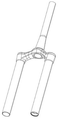 Rockshox Unisex - Adult CSU RS Domain Fork, Offs, Glbl, One Size