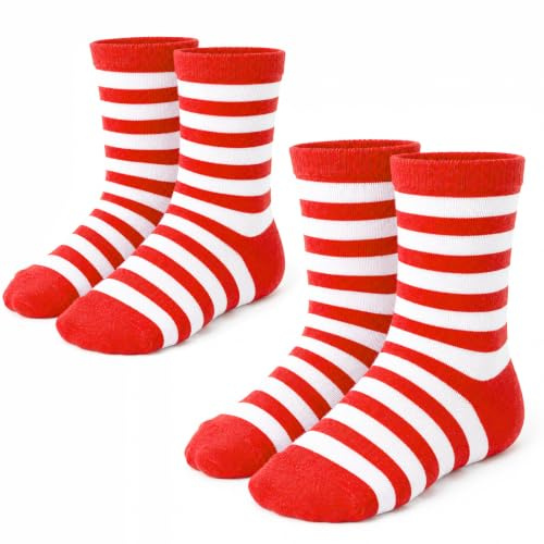 Weri Spezials Baby und Kinder Socken für Mädchen Baumwolle in Doppelpack 2er Set Farbige Ringel Design