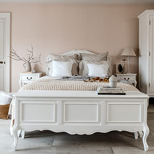 Statement Furniture Juliette Large Blanket Box | Wooden Storage Box with 3 Compartments | 145cm Wide | FULLY ASSEMBLED White Bedroom Living Room Hallway Storage