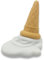 Mad Monkey- Ice Cream Door Stop Fermaporta Gelato, Colore Crema, 2000010