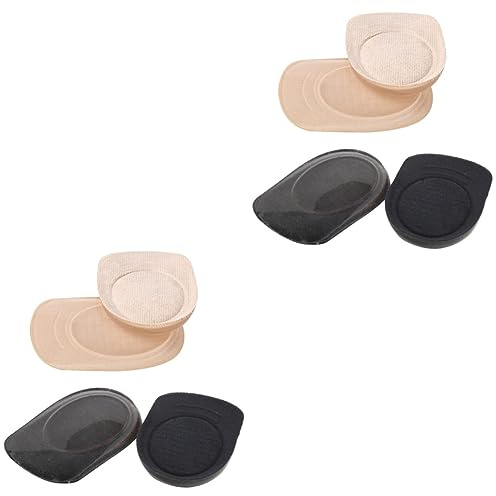 SOLUSTRE 4 Paare weiche Schuheinlagen Fußpflegeprodukt einlegesohlen sneaker pads Fußschützer für Füße Silikongel Hoher Absatz halbes Pad weiche Innensohle Hacke Männer und Frauen Plugin