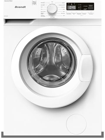 Brandt WFB181QWP - Lavadora Carga Frontal 8 Kg 1400 Rpm A Blanco