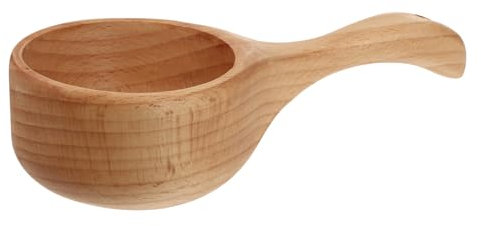 Alipis Holzlöffel Für Sauna Und Bad Mehrfunktionale Holzkelle Ergonomischer Griff Geruchsneutral Robust Für Küche Restaurant Sauna Und Zuhause Geeignet