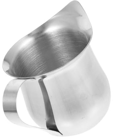 Mikikit Brocca Per Schiumare Latte in Acciaio Resistente Accessori Per Bar Del Caffè Macchina Per Caffè Espresso Tazza Per Vapore