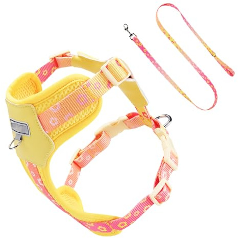 Hundegeschirr für Hunde – Welpengeschirr, ausbruchsicheres Halsband, atmungsaktiv, verstellbar, für große Rassen, tägliches Spazierengehen, Outdoor, Sport, Training, Park, Autoreisen